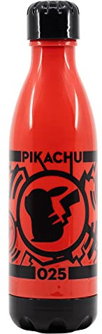 Stor POKEMON - Grande Bouteille Isotherme - Gourde réutilisable PIKACHU - Bouteille transportable rose - 660 ml