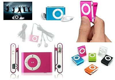 Set di 10 vasetti MP3 Player + auricolari + cavo USB in scatola regalo - Bomboniere per matrimoni, battesimi, comunioni e compleanni.