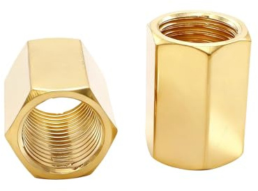 SRJQXH 2 Pezzi Connettore Pneumatico, 1/4 Connettore Aria, Esagono lungo 21 mm Utensili Pneumatici in Ottone, può Essere Utilizzato per Utensili Pneumatici