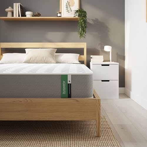 Summerby Sleep Small Double Mattress (122cm x 190cm), Comfort Foam & Coil Spring Hybrid Mattress, Comfy & Affordable, Orthopaedic For Small Double Bed, Durable Coil & Comfort Foam