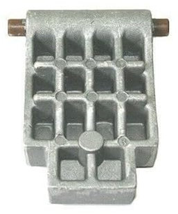 Ersatzteil Gartenhäcksler Gegenplatte Aluplatte passend für GOON EH2501 Häcksler Walzenhäcksler