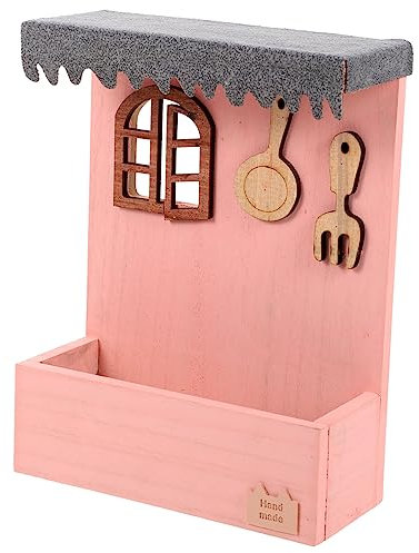 Yardwe Eleganter Blumentopf Aus Holz Für Die Ästhetischer Pflanzenhänger Für Die Süße Blumentöpfe Zur Dekoration