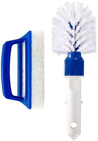BESPORTBLE 2pièces Brosse De Nettoyage pour Piscine Et Carrelage - Nettoyeur pour Fond Et Parois Lot