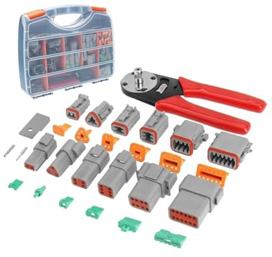 439pcs Dt Connecteur de fil étanche l'automobile électrique scellé avec boîte à oreilles