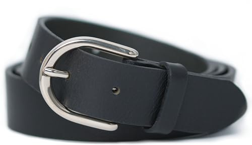 FRIEDRICH HOFFMANN Gürtel Damen Leder – Ledergürtel Damen Schmal 3 cm – Schwarz Braun – Made in Germany – Damen Gürtel für Kleid Jeans