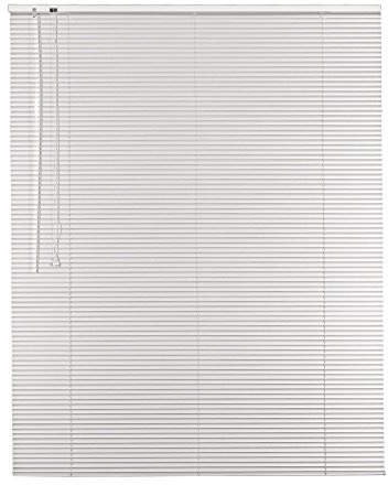 Original Easy-Shadow Aluminium Jalousie 16 mm Lamellen Breite 160 x 160 cm Höhe in Farbe weiss - Bedienseite links - Fensterjalousie Jalousette Jalousien Alu-Jalousien Alu-Jalousetten Fenster Rollo Lamellenbreite 16mm / Maßanfertigung