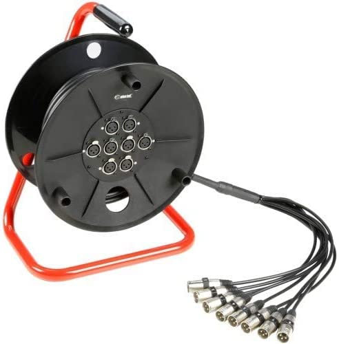 Adam Hall Cables 3 STAR CDMC 8015 - Bobina per cavi multipolari con stage box integrato 8/0 15 m