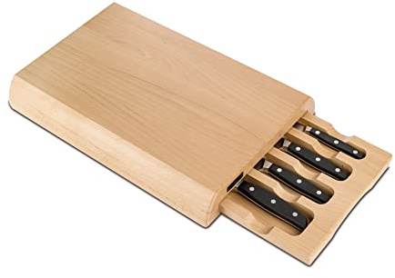 Arcos Juego de Cuchillos Forjados (4 Piezas) - Acero Inoxidable NITRUM, Corte Preciso, Mango Ergonómico POM Negro, Incluye Cuchillo Chef, Pan, Pelar y Cocina - Serie Manhattan, Negro