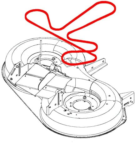 Federal 40 Keilriemen 599365301 Messerantrieb für HUSQVARNA (ab 2018) TC 138, TC 138M, TC 138L, TC 139T, TC 238T