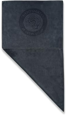 Myfitsport67® Asciugamano Fitness microfibra palestra Ideale per Fitness Bodybuilding Yoga Sport accessori indispensabile telo sottile e leggero (Nero)