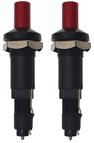 METER STAR Encendedor de cañón de patata con botón de cerámica, paquete de 2 unidades, encendedor de parrilla para barbacoa