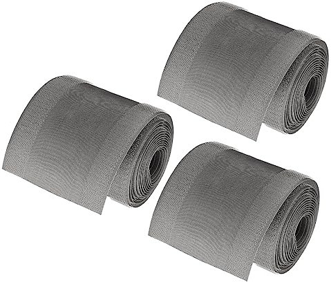 sourcing map Cable Grip Strip Floor Cable Cover Protect Cords Cable Protector Cable Management 9.8ft Length 3.9 Inch Width Grey Pack of 3