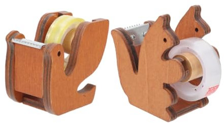 2 Stück Klebebandabroller in Tierform für Schreibtisch