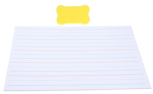 TOGEVAL Trocken Abwischbares Whiteboard Kleiner Größe Aus Robustem Material Mit Linien Tragbares Schulungs Whiteboard Für Teenager Und Unterricht