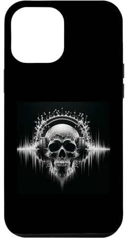 Halloween Skull Shirt Day Of The Dead Skull Casque DJ Coque pour iPhone 12 Pro Max