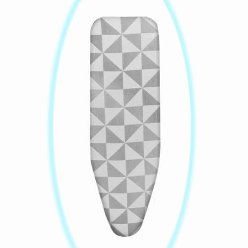 DAQXYH Copri Asse Da Stiro Di Ricambio Ispessiti 36x12 Pollici 39x13 Pollici 43x13 Pollici 48x15 Pollici Resistente Al Calore Impermeabile Copertura Asse Da Stiro Copertura Elastica(Checkered,48x15inc