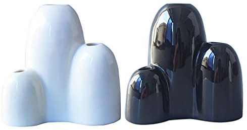 Pocoiau Steingarten Pflanzgefäß Aus Keramik In Bergform Blumentopf Pflanzenvase Gartendekoration