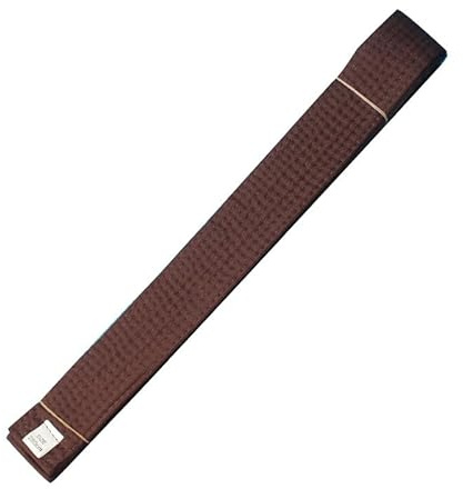 Volere è potere Taekwondo Judo Jiu Jitsu Gi Cinturón Artes Marciales Cinturones Aikido Gi Bjj Cinturones Jiu Jitsu Gi Cinturón, Marrón, 1.8 m