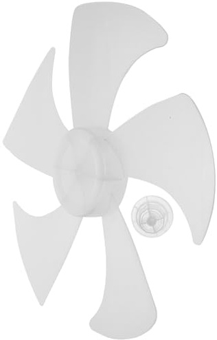 IMIKEYA Pale De Ventilateur Universelle En Plastique À 14 Pales - Hélices De Ventilateur De Remplacement Pour De Plafond - Bureau Électrique Couleur Blanche 350Mm