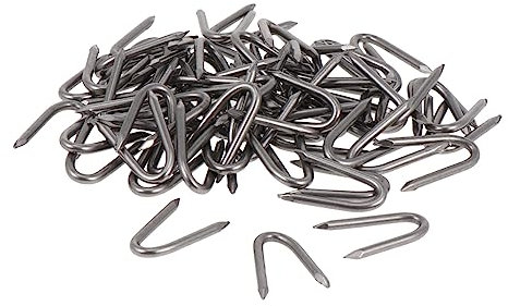 Didiseaon 70pezzi Chiodi u Ferro Resistente Per Giardino Chiodi Da Fissaggio Per Teli Pacciamatura e Recinzioni Antiruggine e Facili Da Installare