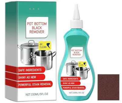 Detergente Multiuso For Il Fondo Delle Pentole, Soluzione Detergente For Pentole Da Cucina For Macchie Bruciate - Formula Delicata Ad Azione Rapida, Adatta For Uso Domestico E Commerciale(1PCS)