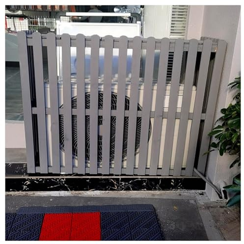 Bâche de protection en bois résistante aux intempéries pour climatiseur extérieur et décoration de jardin pour une meilleure esthétique et durabilité