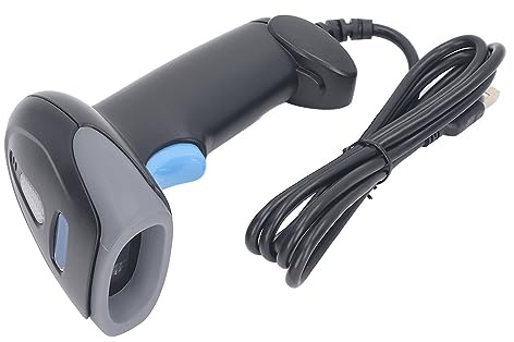 1D-2D-Barcode-Scanner mit automatischer Erkennung und kontinuierlichen Scan-Modi – stoßfester QR-Code-Leser mit Schutzart IP54, kompatibel mit Linux Android OS X Handscanner für