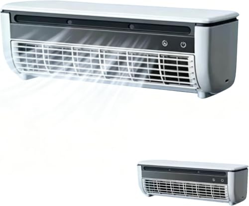 Aire acondicionado de pared sin unidad exterior, aire acondicionado portátil | Refrigeración instantánea en 30 segundos (B)