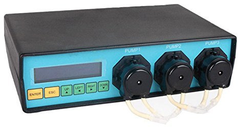 Marine Color Dosierpumpe MCD 3 M Erweiterbar auf 6 Kanaele Praezise Fluessigkeitsdosierung Fuer Meerwasser und Suesswasser Aquarium Labor