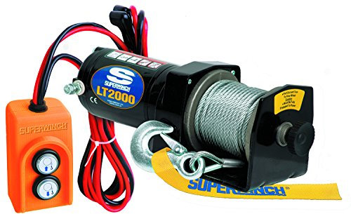 Superwinch 1220210 LT2000 Utility 12 VDC cabrestante, 2000lb/907kg, 6 FT/1.8 m Soporte de Control Remoto