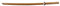 S.B.J - Sportland Bokken aus Roteiche, 100 cm, Holzschwert