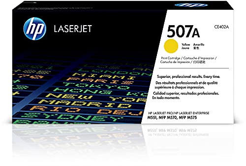 HP 507A Tóner Original Laserjet Amarillo
