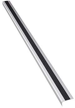 Antirutschtreppenkantenprofil Aluminium m2 Easy Clean schwarz 53x610x31mm
