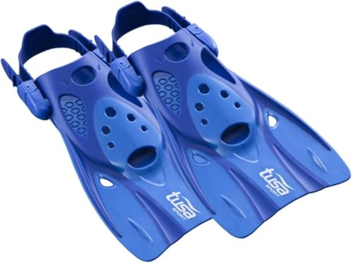 TUSA Palmes de plongée Bleu Taille M