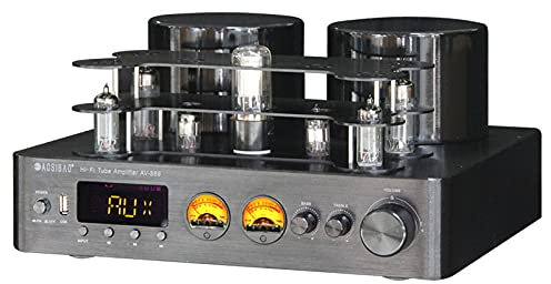 Amplificatore HiFi, Amplificatore Hifi Ad Alta Potenza Per La Febbre Del Tubo Bluetooth 5.0, Regolazione Indipendente Dei Bassi Alti E Bassi, Supporto Dell'ingresso Audio Digitale Coassiale Ottico