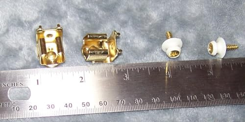 Plantation Shutter Catch/Brass