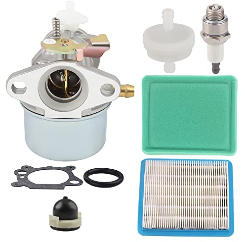 Ewillownm Compatible avec le carburateur 799869 499059 pour moteur Briggs et Stratton 190cc 122L02 122T02 126T02 126T05 126T07 122K02 123K02 125K02