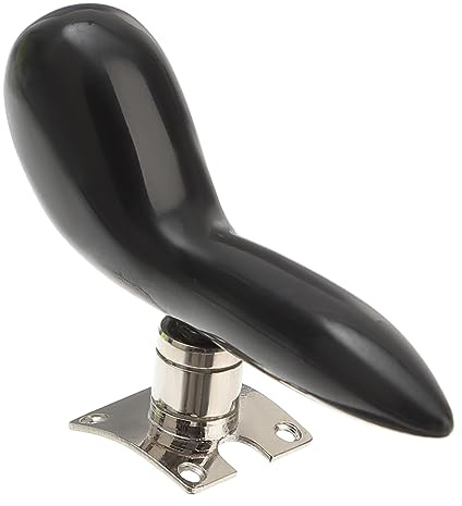 Handstütze für Fagott mit Befestigungsschrauben und Sockel, Schwarz | Abs für Entlastung von Handgelenk und Arm, und Metall Ergonomische, Auflage Bassoon Spieler