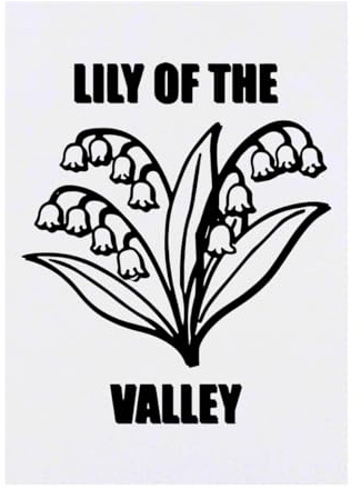 Azeeda 'Lily of the Valley Flower' Temporary Tattoo - Water Resistant, Skin-Safe, Non-Toxic Transfer (TO00091349)