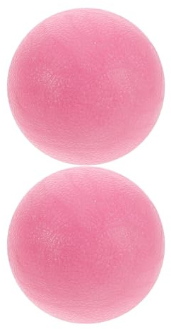 2 Stück Muskelmassageball aus Tpe für Yoga und Übungen, Rosa | Faszienball, Kugelförmig, Akupressur, Fördert Durchblutung und Hilft bei Schmerzlinderung
