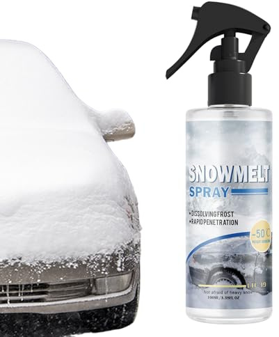 Windshield Washer Fluid Winter,Anti-Freeze Ice Melting 100ml,Deicer Windshield Washer Fluid | for Outdoor Frost Refrigerator Freezer Ice Window Outside