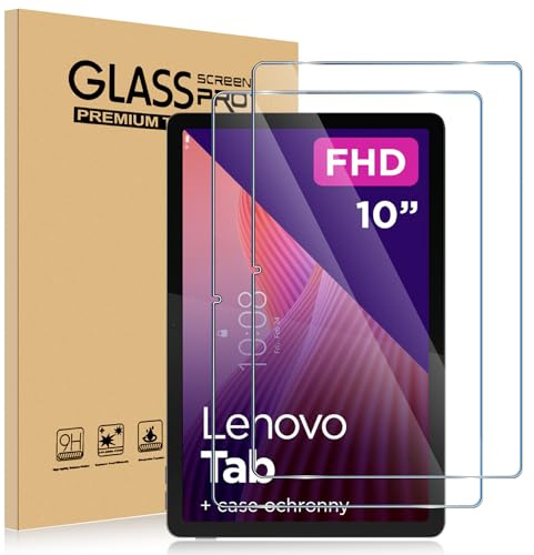 ELYCO Pellicola Protettiva Compatibile con Lenovo Tab TB311FU/TB311XU 10.1 Pollici 2025, 2 Pezzi Vetro Temperato, 9H Durezza Anti Graffio, Anti-Olio/Anti-Impronta Niente Bolle Schermo Pellicola