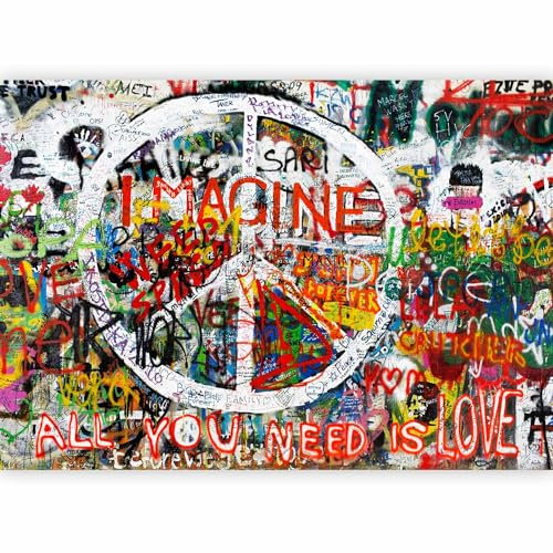 Fotomurales B&D XXL - 300x210 cm XXL Papel pintado tejido no tejido Decoración de Pared decorativos Murales moderna Diseno Fotográfico Graffiti f-B-0041-a-b