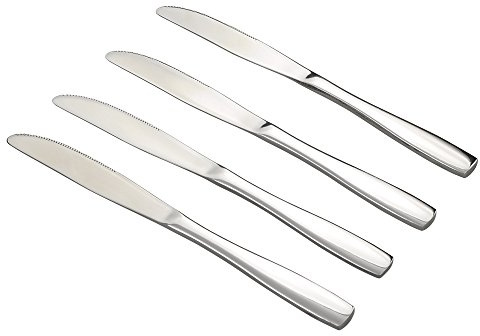 Hommp 16-Piece Stainless Steel Dinner Knives Set