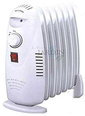 RADIATORE OLIO 7 elementi, 700 W. Consumo minimo, calore massimo in un piccolo spazio. Arresto di sicurezza in caso di surriscaldamento