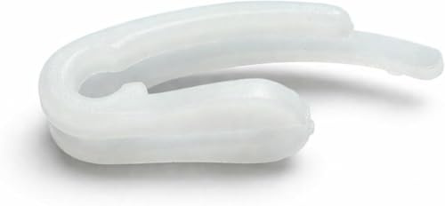 rewagi Gardinenhaken - Doppelt Länge 28mm für Faltenbänder, Faltenlegehaken, Überklipshaken, Gardinenzubehör - Farbe weiß, schwarz - 25, 50, 100, 200, 500, 1000 Stück (weiß, 200 Stück)