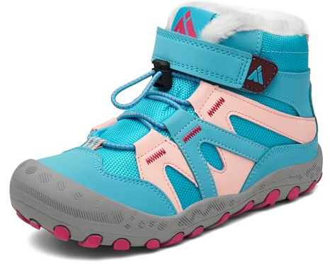 Mishansha Botas de Nieve Niños Cómodo con Forro Acolchado Cielo Azul 36EU