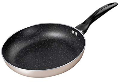 Padella Padella della casseruola di 24 cm con manico con manico, padella antiaderente Padella Home Omelette Artifatto Adattabile induzione Compatibile induzione Pan (Golden) Padella Antiaderente