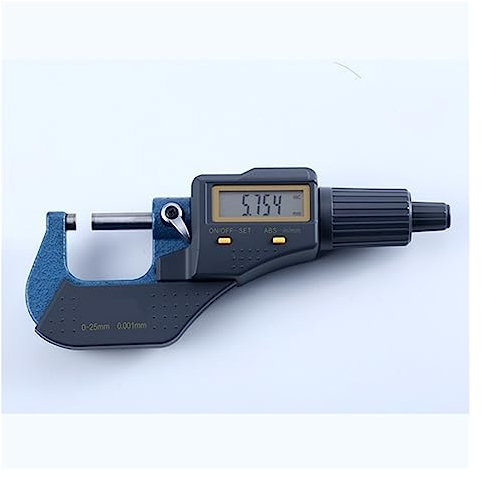 FUNTLY bügelmessschraube 0,001 mm digitales elektronisches Mikrometer 0–25 mm Mikrometer Außenmikrometer Gauge Meter Zoll/mm Dicke Messwerkzeuge