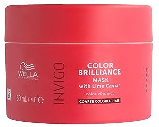 Wella Professionals Invigo Color Brilliance Maschera capelli - Colore protetto e luminoso per capelli spessi - Con vitamina E 150 ml